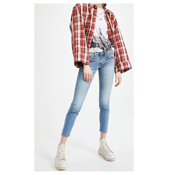R13 Boy Skinny Jeans Jasper Stretch - Picture 1 of 13